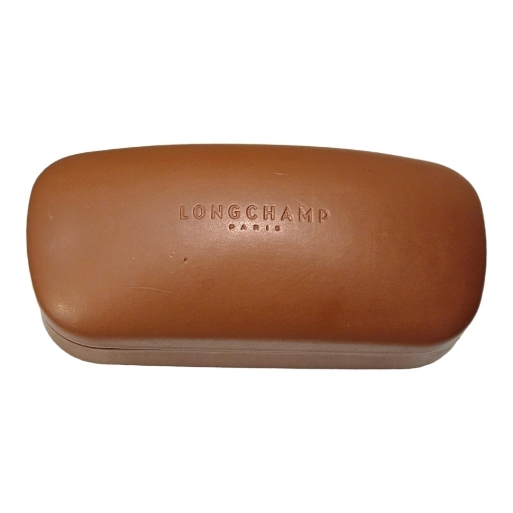 Longchamp Tan Eyeglass Case